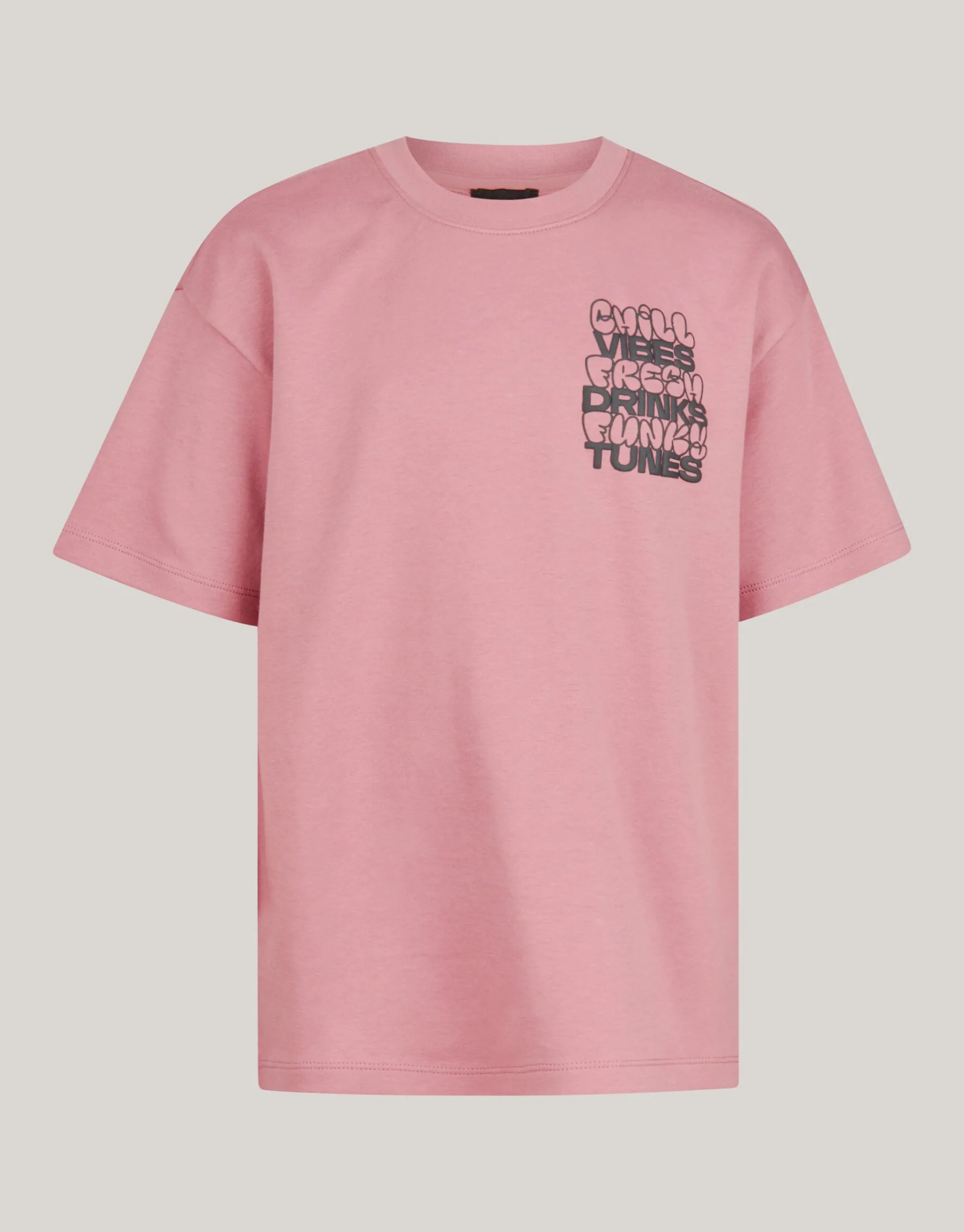 Shoeby Artwork T-shirt Donkerroze< T-Shirts