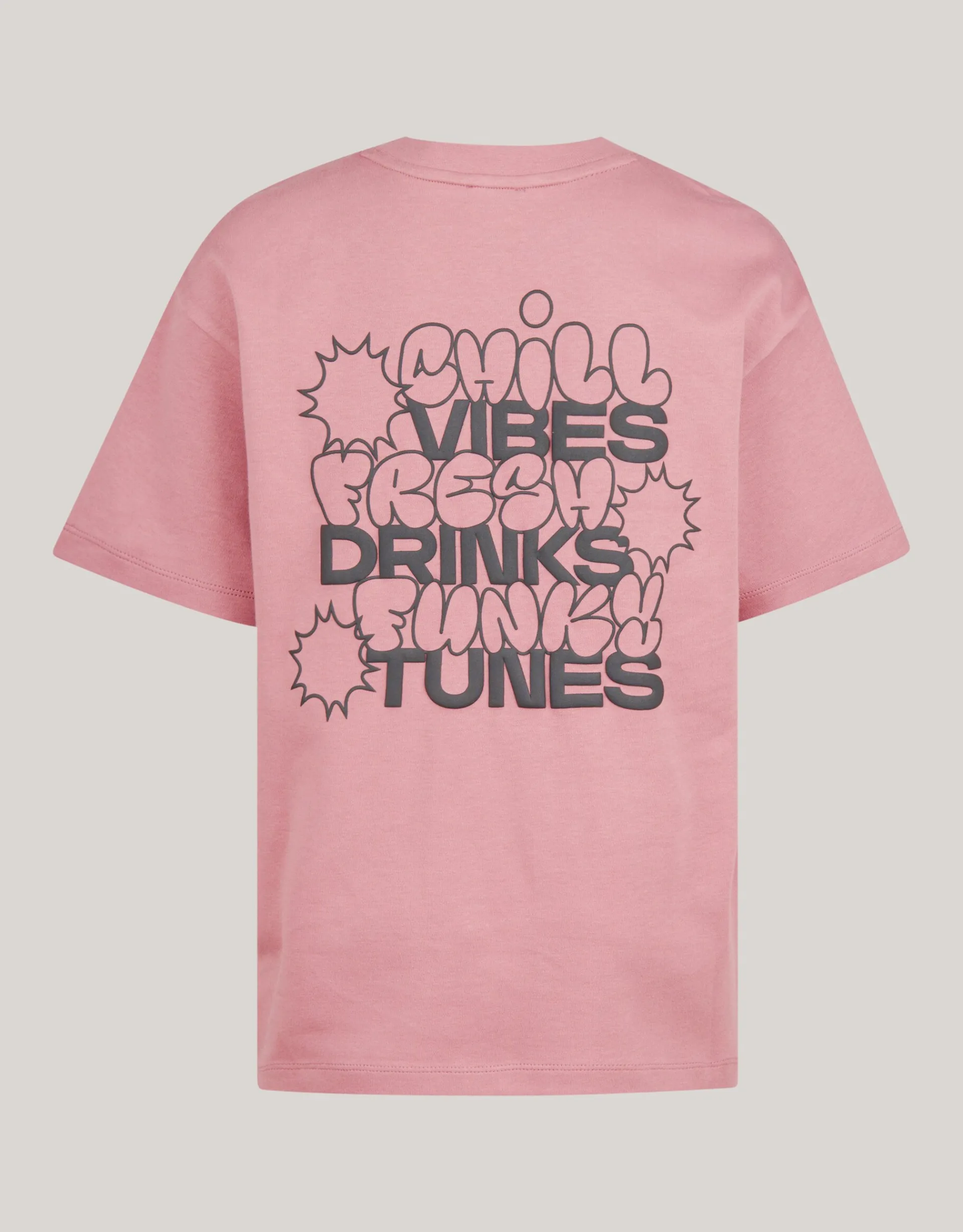 Shoeby Artwork T-shirt Donkerroze< T-Shirts