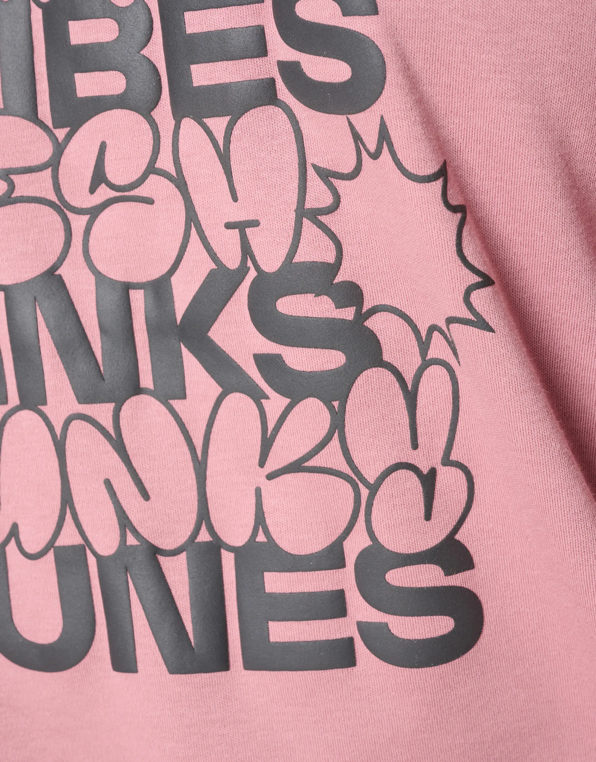 Shoeby Artwork T-shirt Donkerroze< T-Shirts