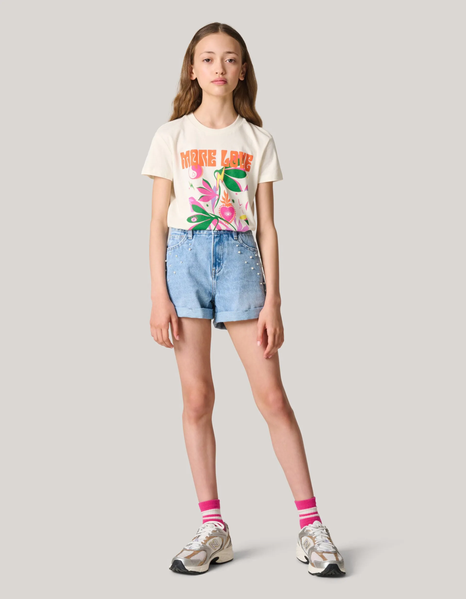 Shoeby Artwork T-shirt Gebroken Wit< T-Shirts