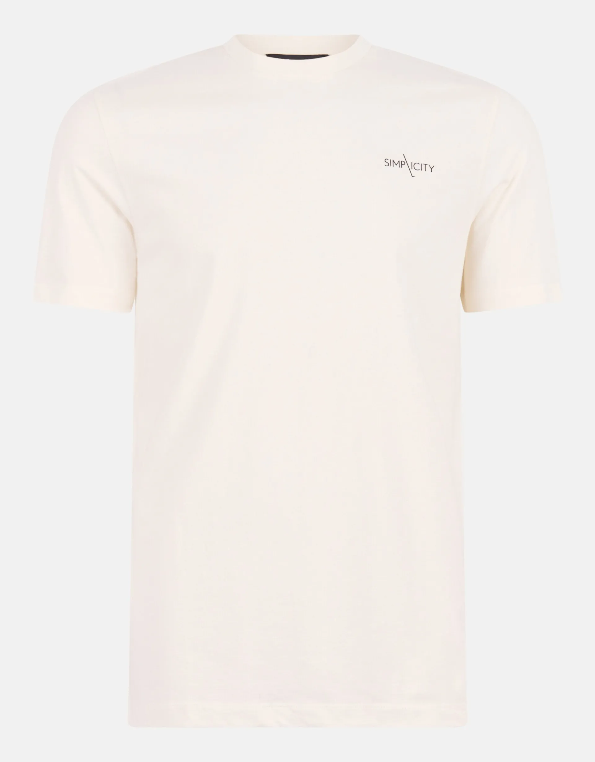 Shoeby Artwork T-shirt Gebroken Wit<Heren T-Shirts En Polo's