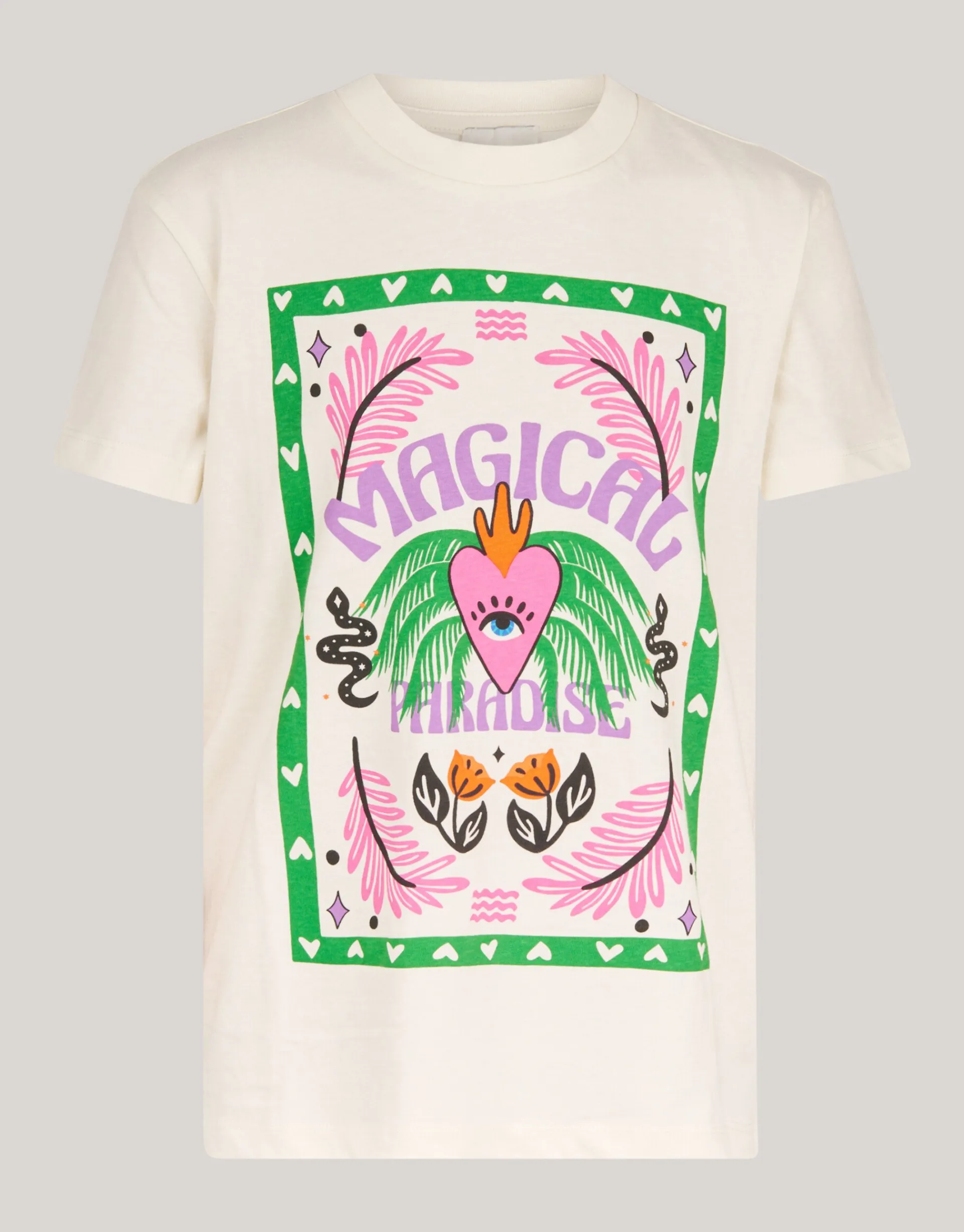 Shoeby Artwork T-shirt Gebroken Wit< T-Shirts
