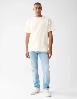 Shoeby Artwork T-shirt Gebroken Wit<Heren T-Shirts En Polo's