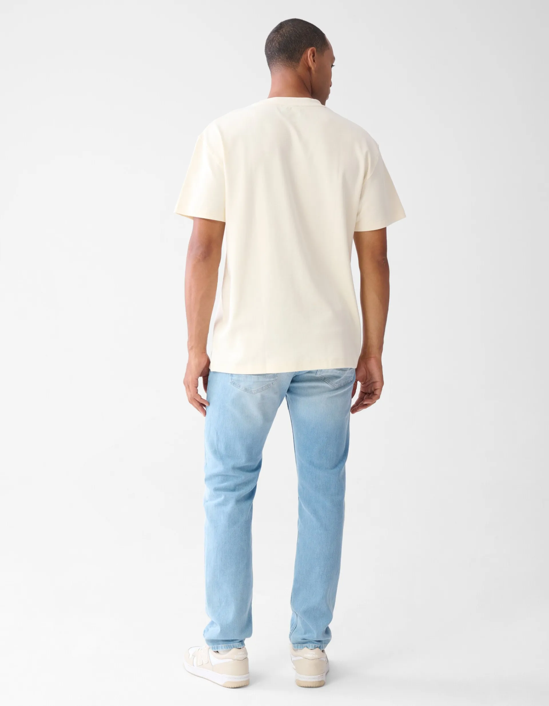 Shoeby Artwork T-shirt Gebroken Wit<Heren T-Shirts En Polo's
