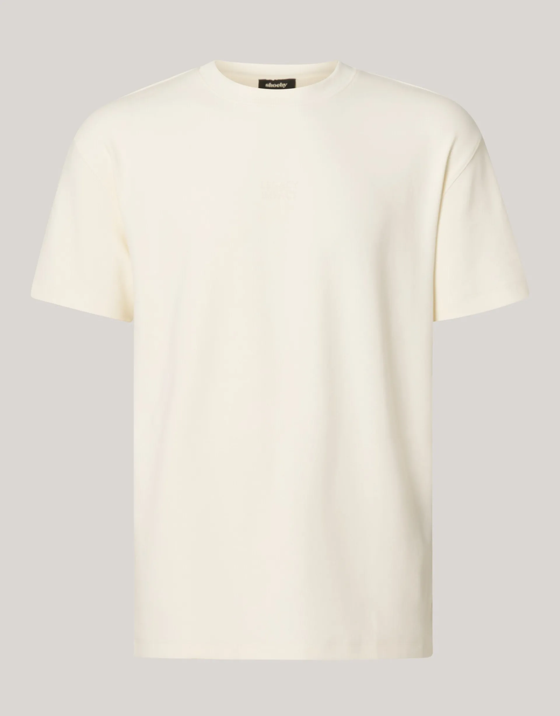 Shoeby Artwork T-shirt Gebroken Wit<Heren T-Shirts En Polo's