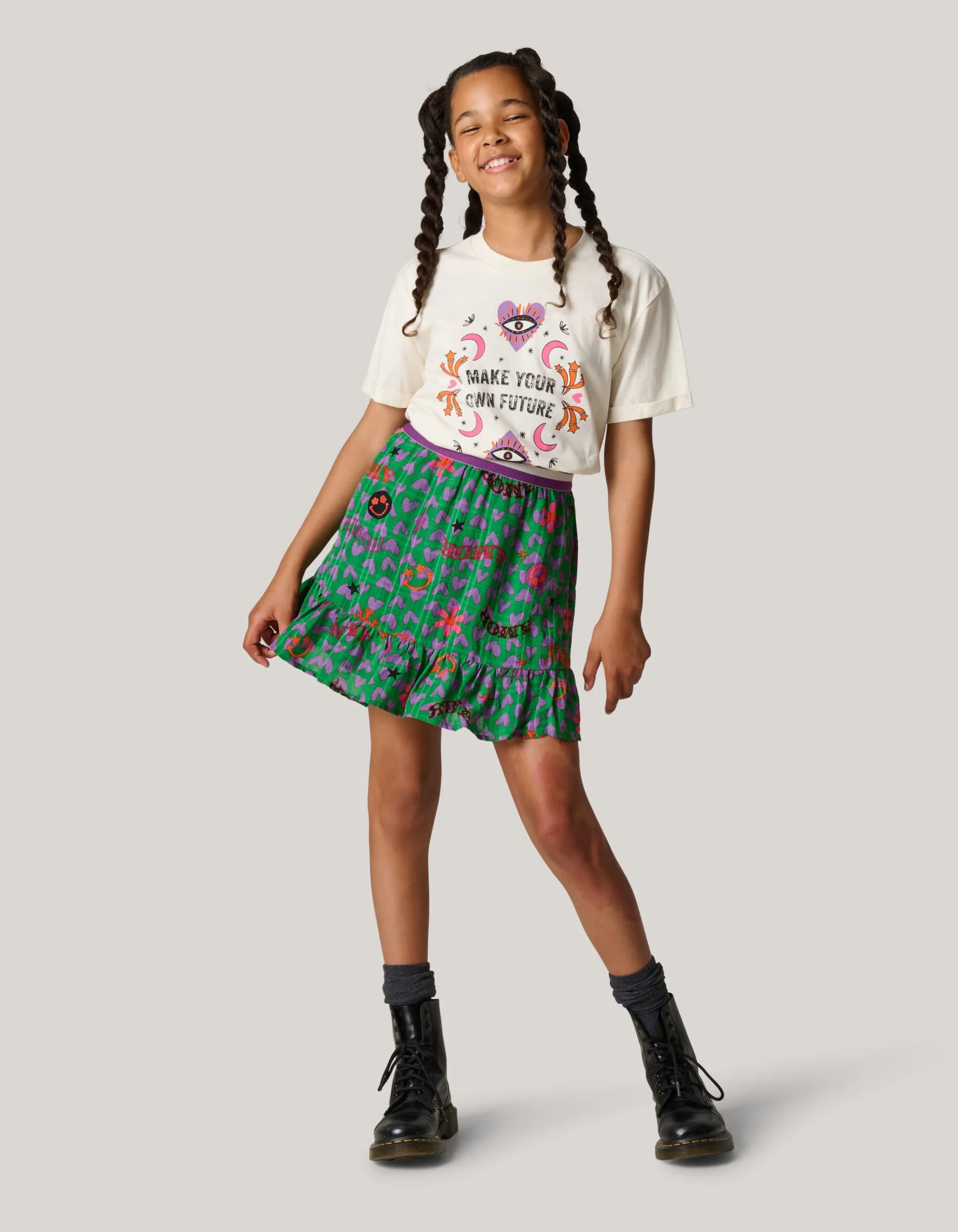 Shoeby Artwork T-shirt Gebroken Wit< T-Shirts