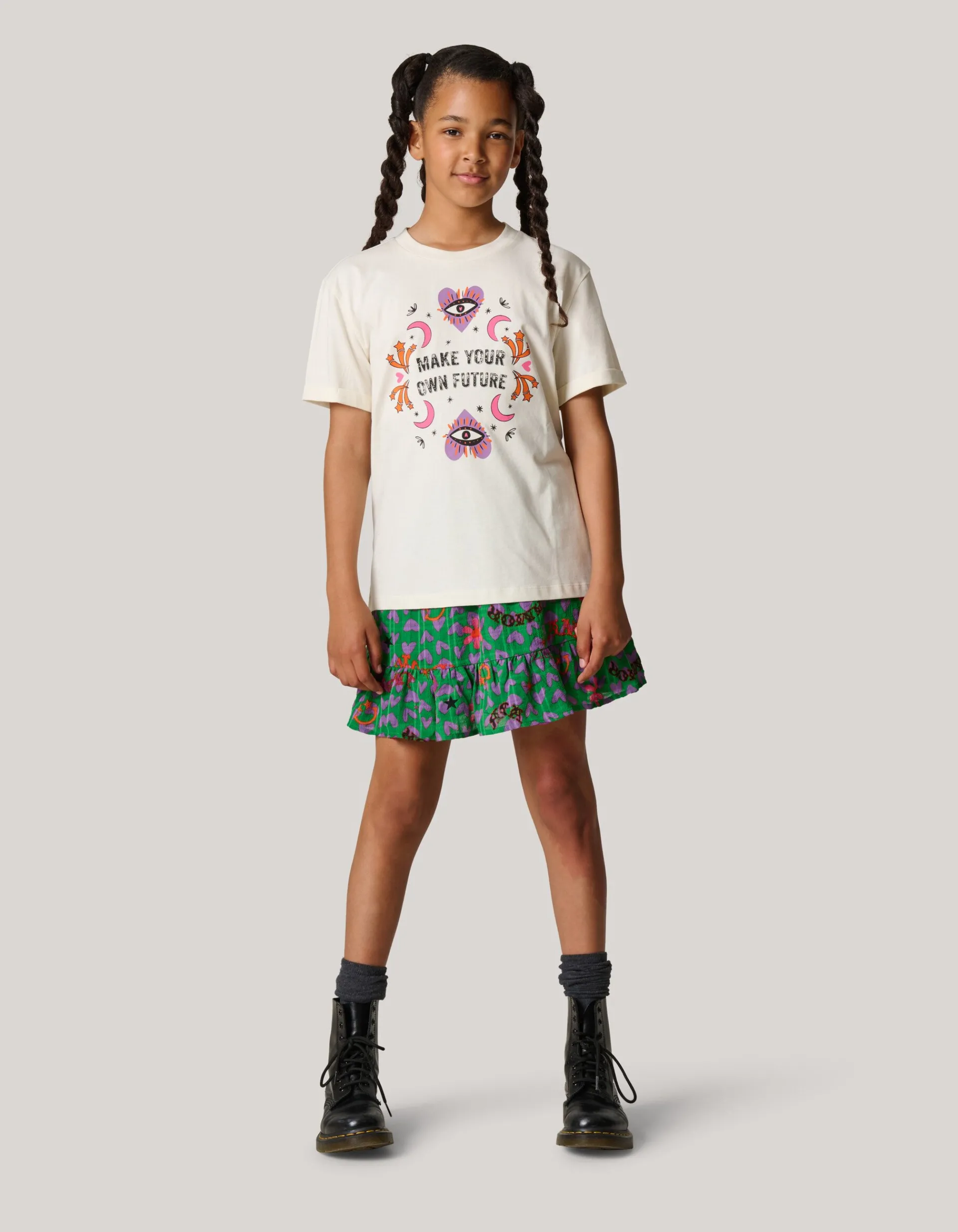 Shoeby Artwork T-shirt Gebroken Wit< T-Shirts