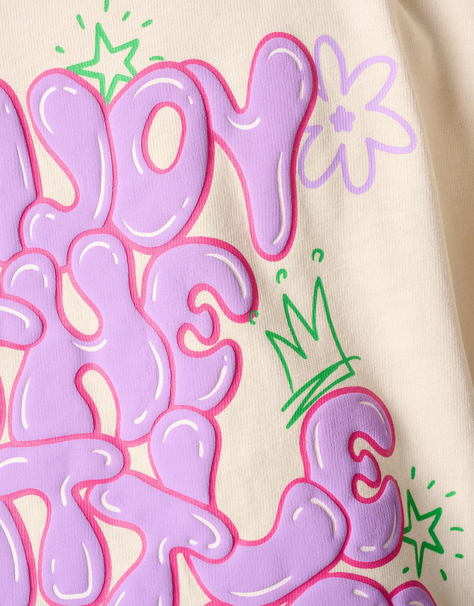 Shoeby Artwork T-shirt Gebroken Wit< T-Shirts