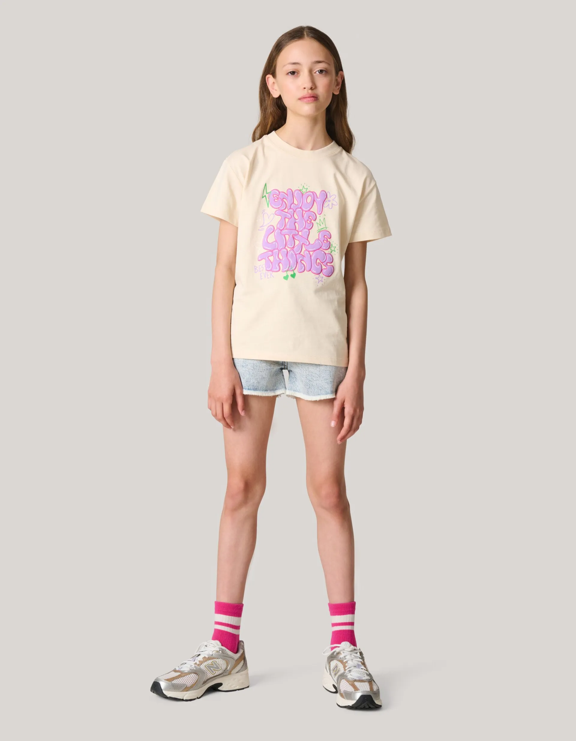 Shoeby Artwork T-shirt Gebroken Wit< T-Shirts