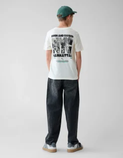Shoeby Artwork T-shirt Gebroken Wit< T-Shirts