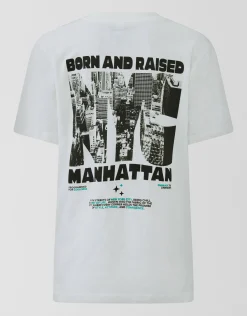 Shoeby Artwork T-shirt Gebroken Wit< T-Shirts