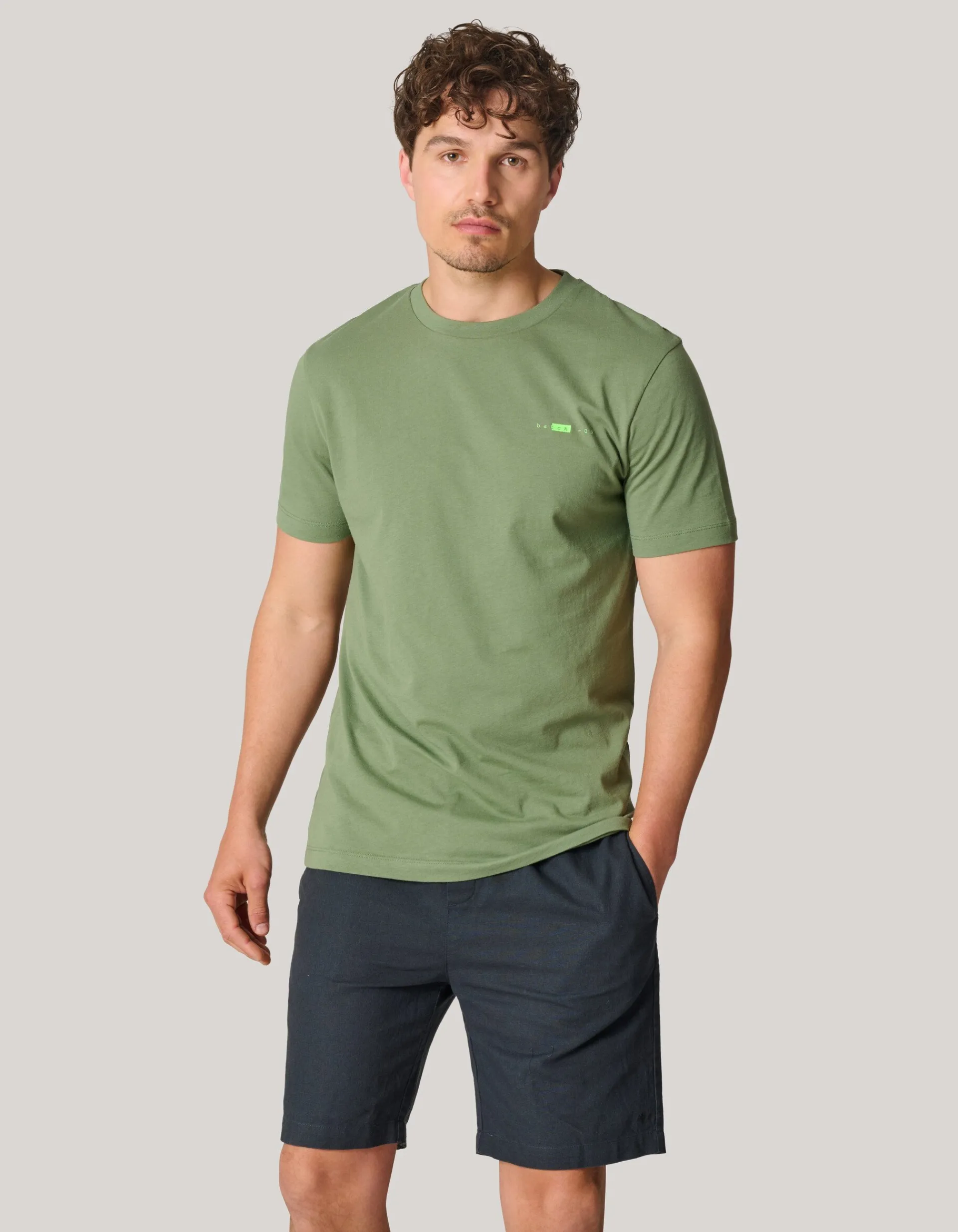 Shoeby Artwork T-shirt Groen<Heren T-Shirts En Polo's
