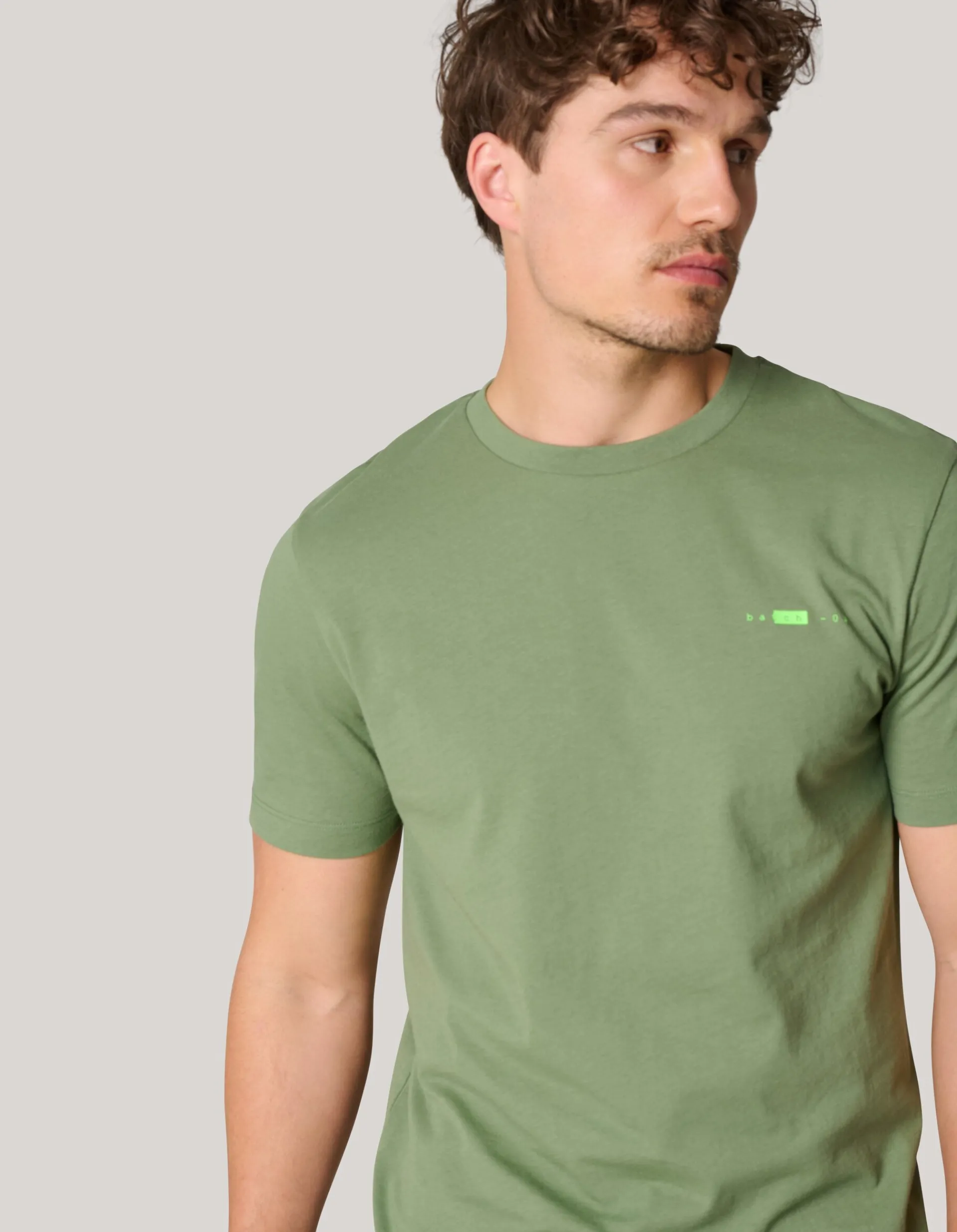 Shoeby Artwork T-shirt Groen<Heren T-Shirts En Polo's