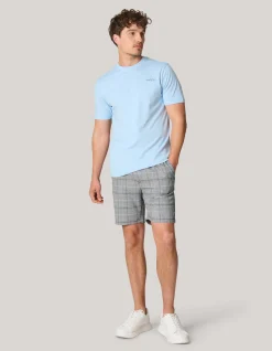 Shoeby Artwork T-shirt Lichtblauw<Heren T-Shirts En Polo's