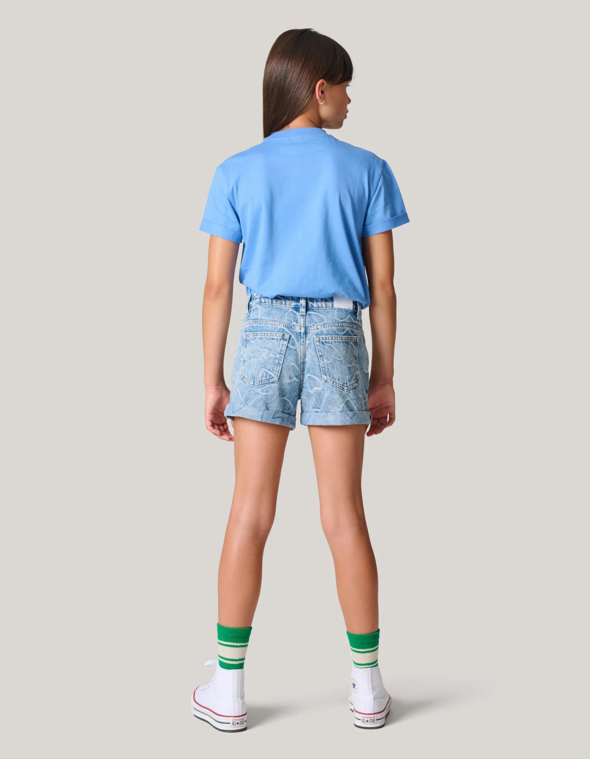 Shoeby Artwork T-shirt Lichtblauw< T-Shirts