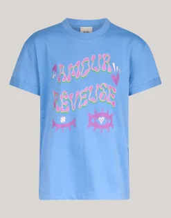 Shoeby Artwork T-shirt Lichtblauw< T-Shirts