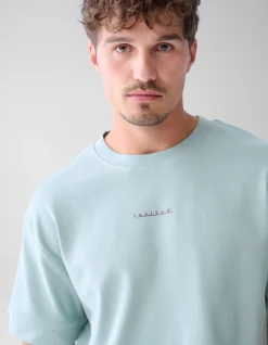 Shoeby Artwork T-shirt Lichtblauw<Heren T-Shirts En Polo's