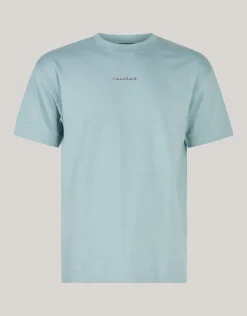 Shoeby Artwork T-shirt Lichtblauw<Heren T-Shirts En Polo's