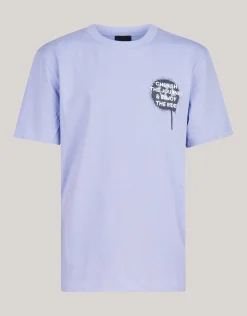 Shoeby Artwork T-shirt Lichtpaars< T-Shirts