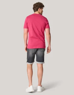 Shoeby Artwork T-shirt Lichtrood<Heren T-Shirts En Polo's
