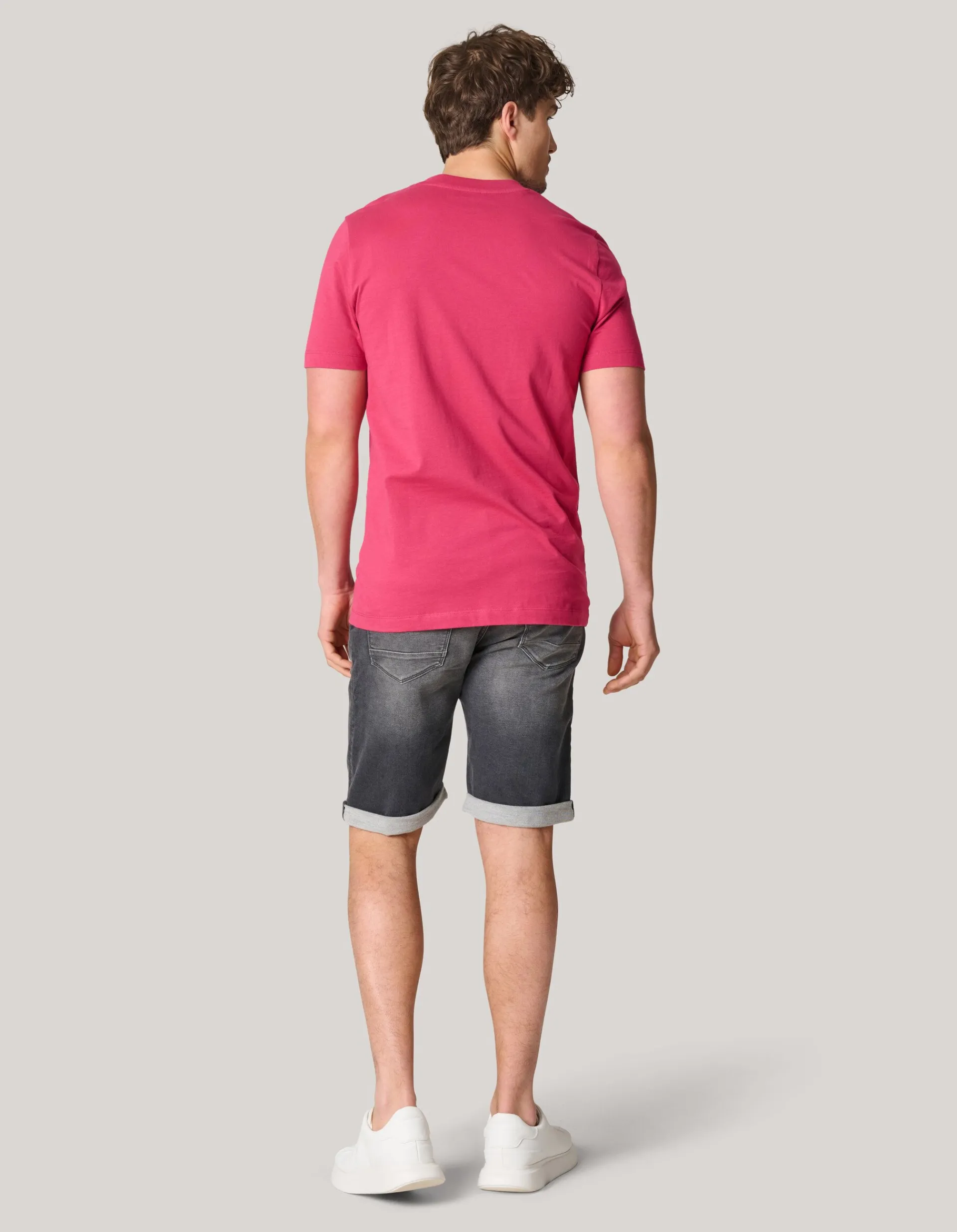 Shoeby Artwork T-shirt Lichtrood<Heren T-Shirts En Polo's