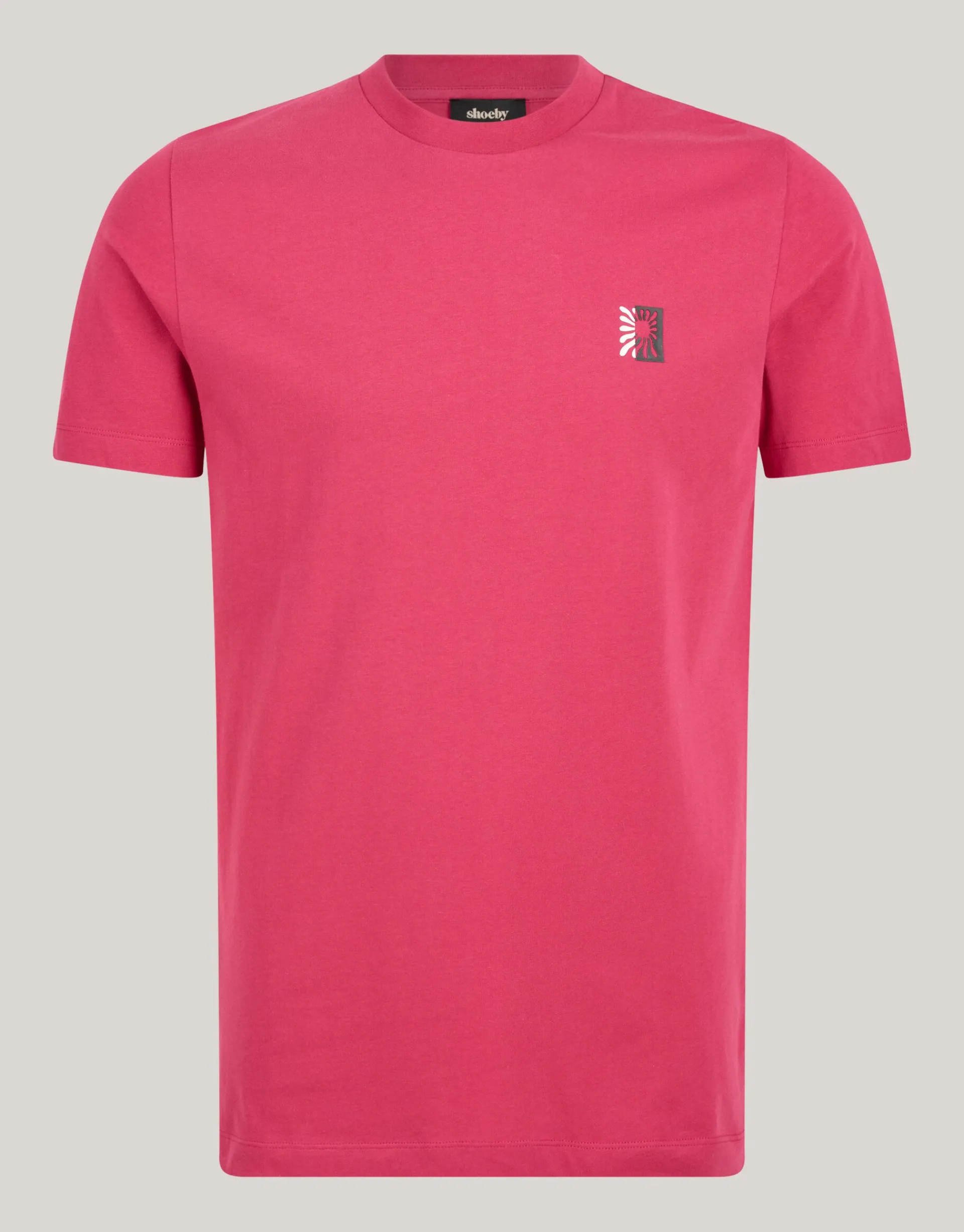Shoeby Artwork T-shirt Lichtrood<Heren T-Shirts En Polo's