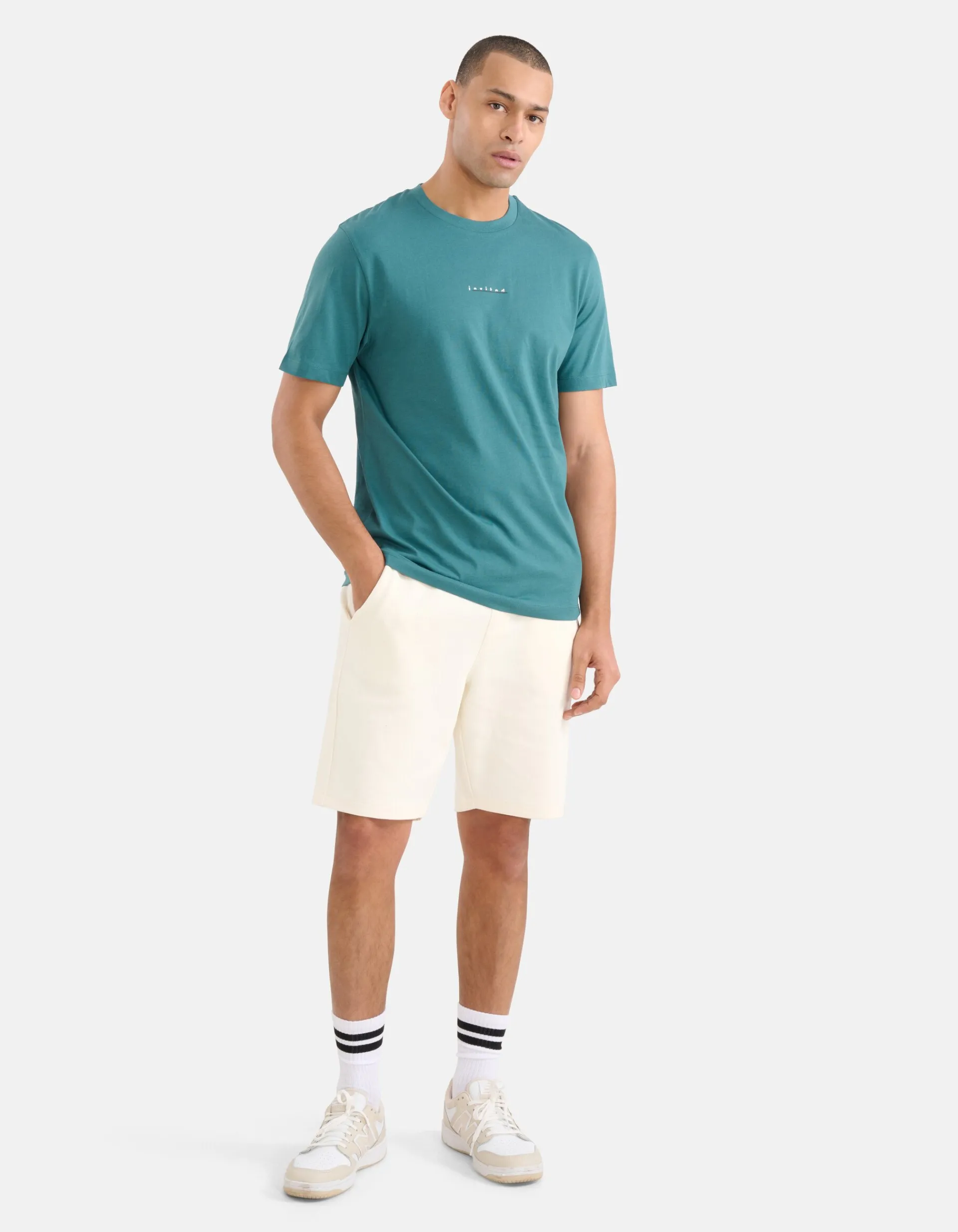 Shoeby Artwork T-shirt Turquoise<Heren T-Shirts En Polo's