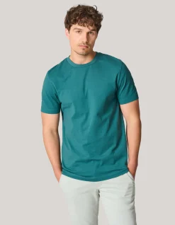 Shoeby Artwork T-shirt Turquoise<Heren T-Shirts En Polo's