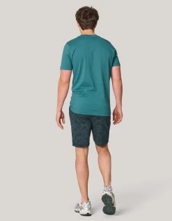 Shoeby Artwork T-shirt Turquoise<Heren T-Shirts En Polo's