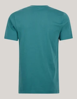 Shoeby Artwork T-shirt Turquoise<Heren T-Shirts En Polo's