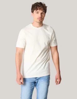 Shoeby Artwork T-shirt Wit<Heren T-Shirts En Polo's