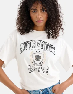 Shoeby Artwork T-shirt Wit<DAMES T-Shirts