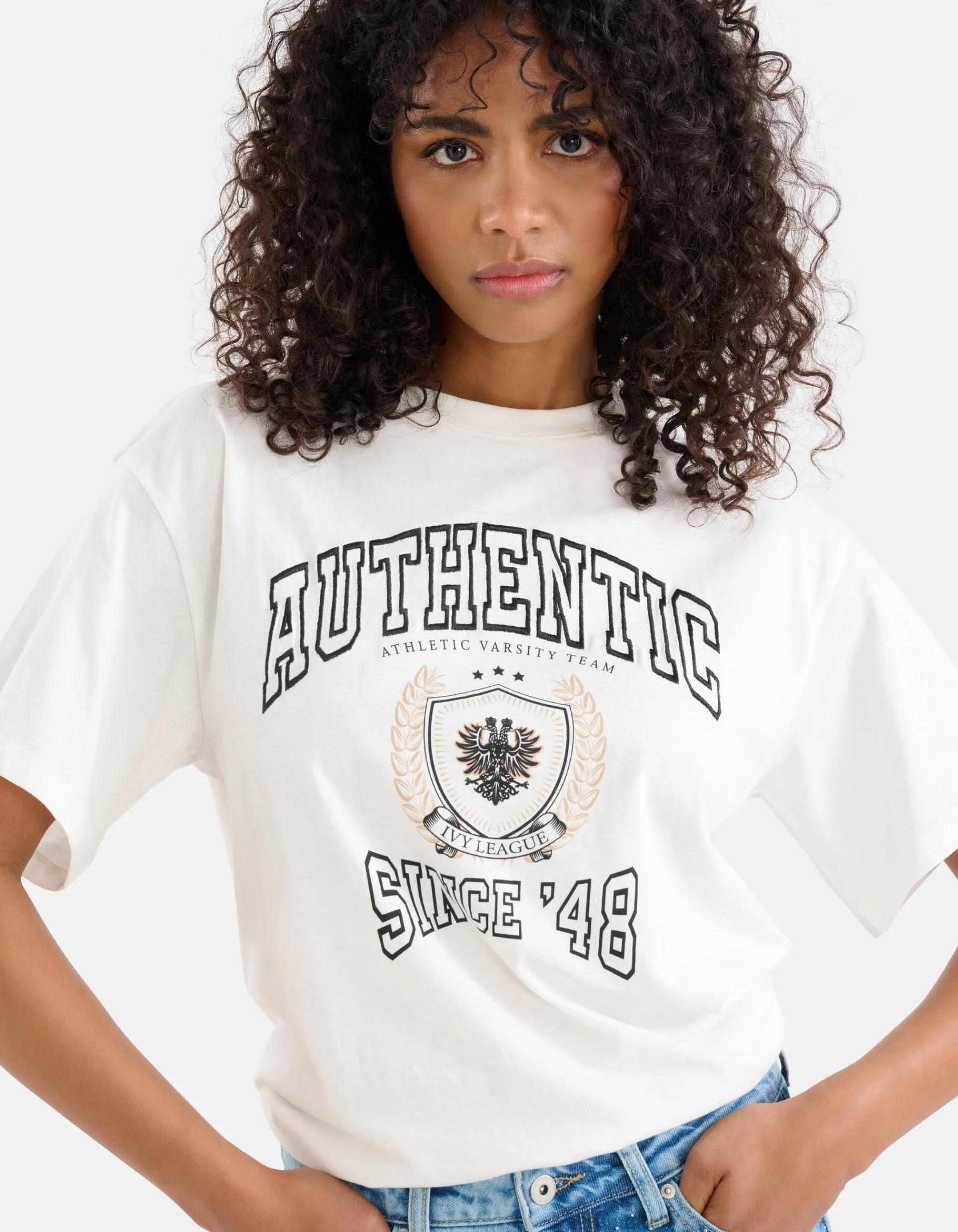 Shoeby Artwork T-shirt Wit<DAMES T-Shirts
