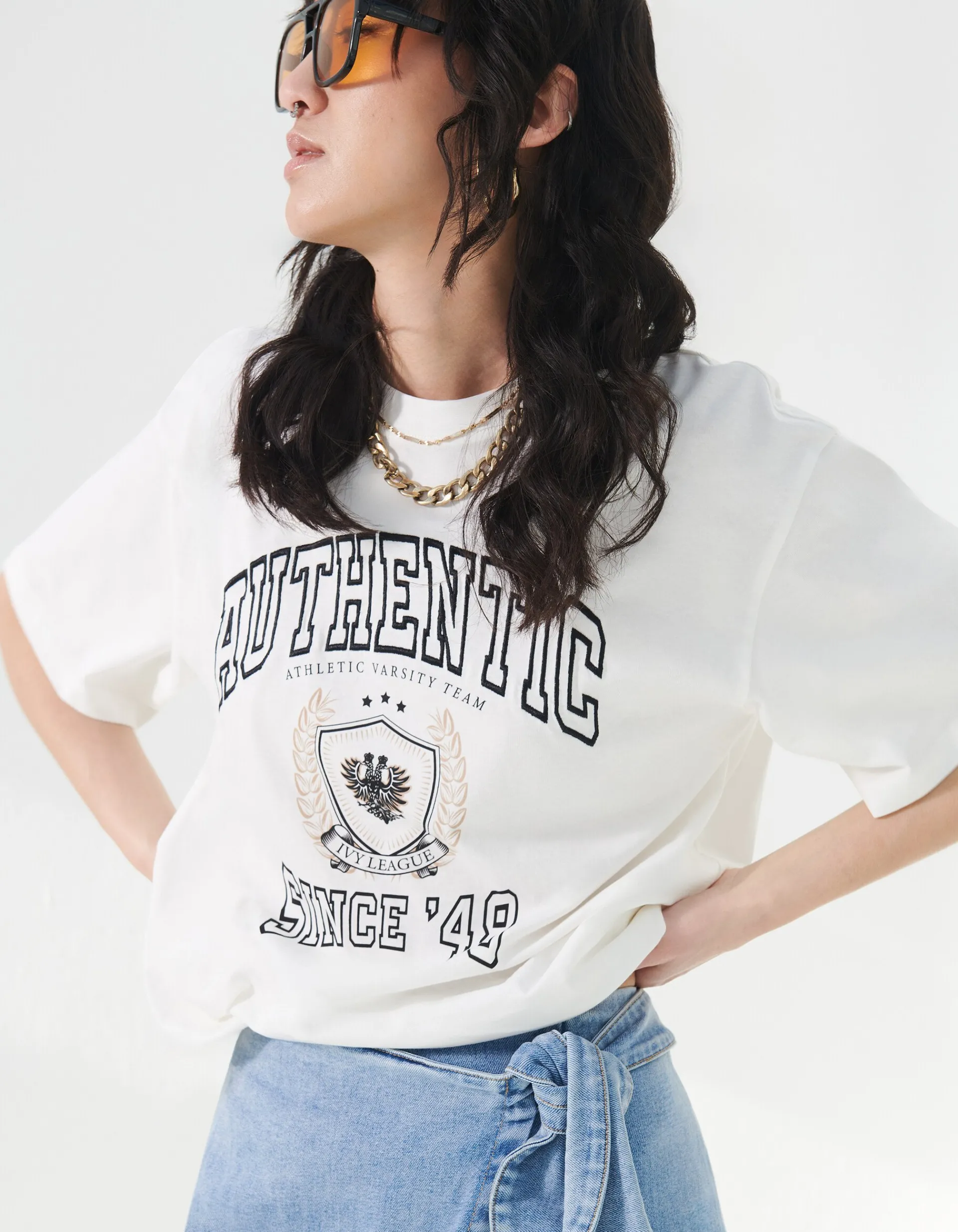 Shoeby Artwork T-shirt Wit<DAMES T-Shirts