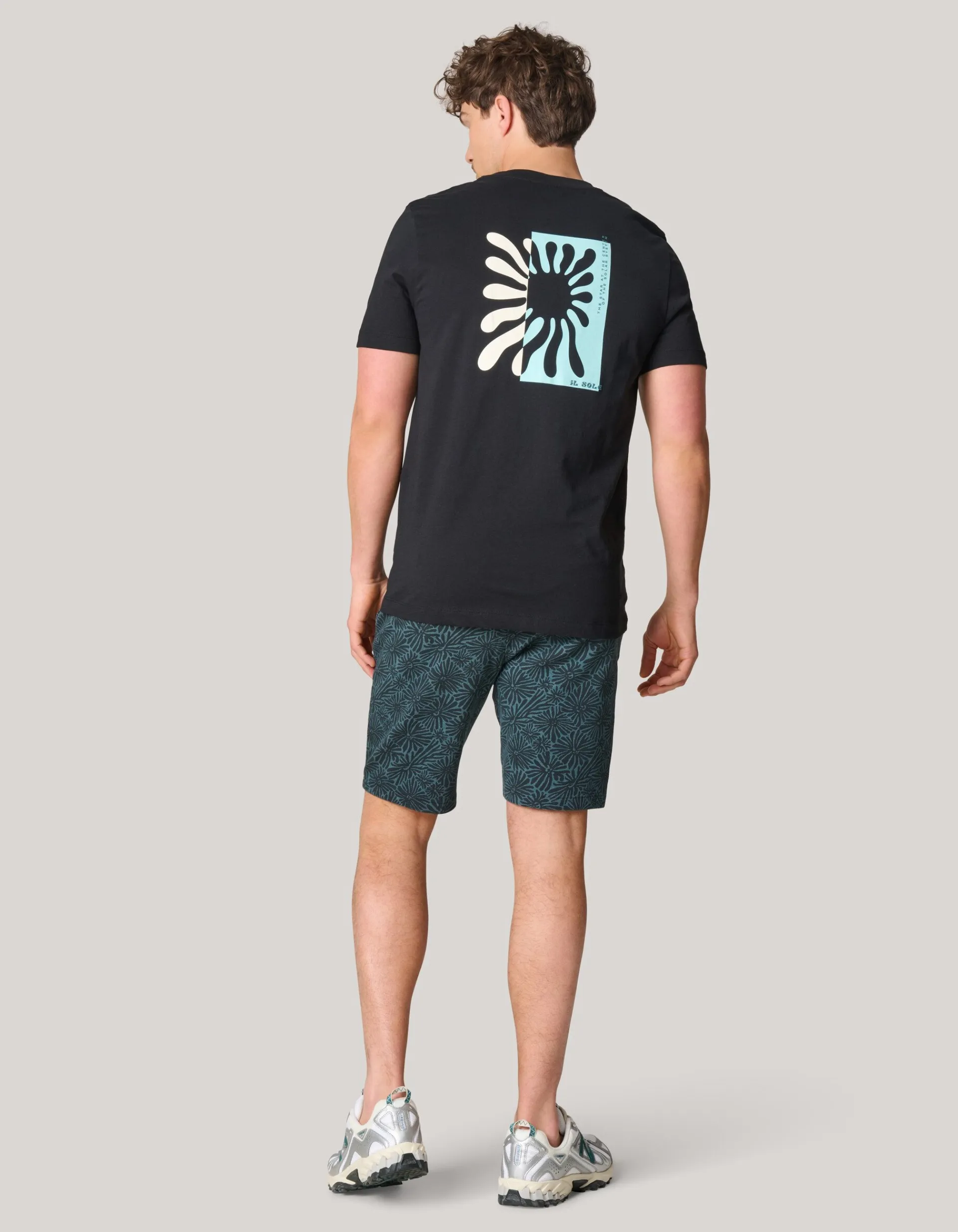 Shoeby Artwork T-shirt Zwart<Heren T-Shirts En Polo's