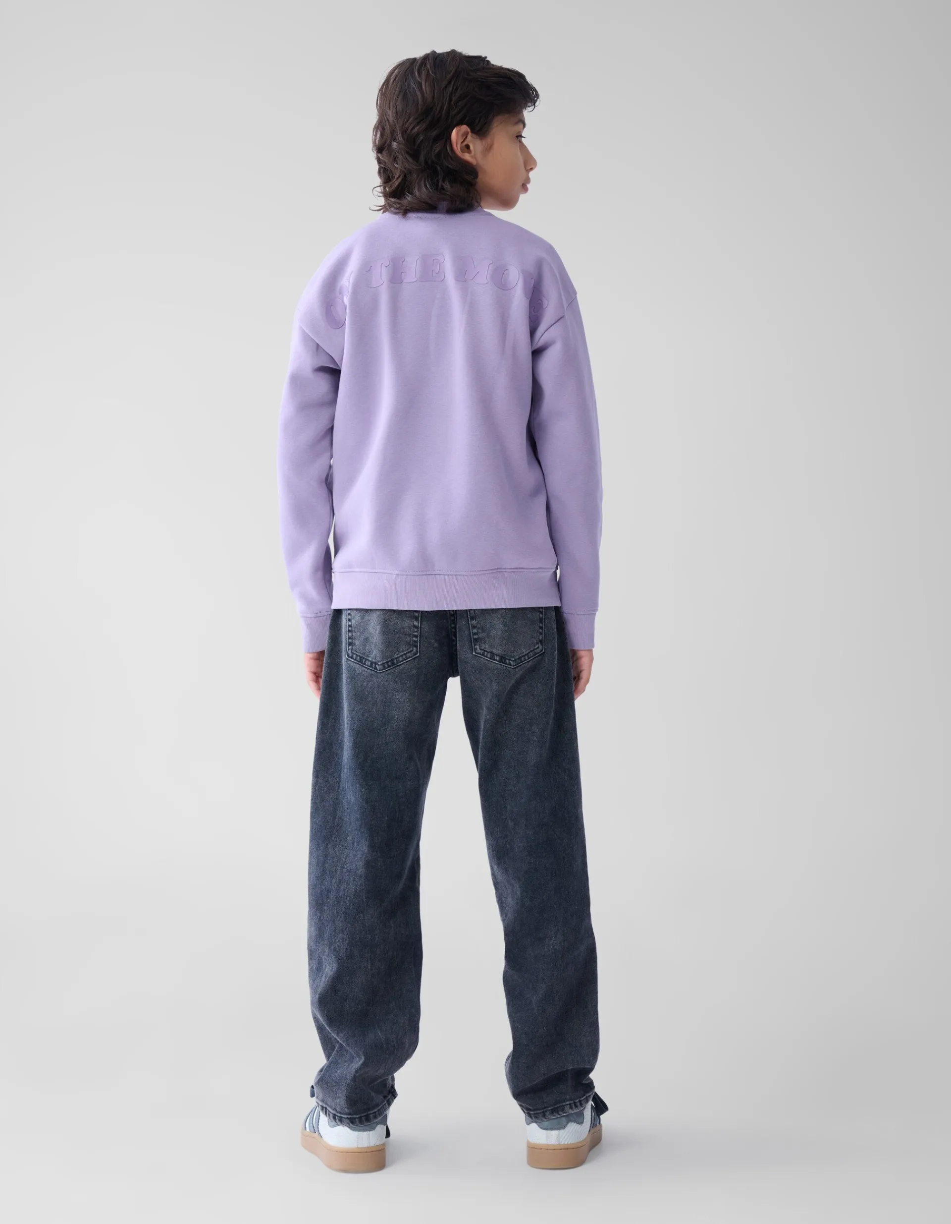 Shoeby Backprint Sweater Lichtpaars< Gebreide Truien|Sweaters
