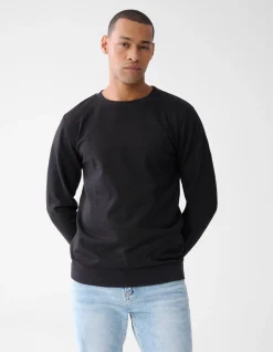 Shoeby Backprint Sweater Zwart<Heren Truien En Sweaters