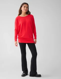 Shoeby Basic Oversized Top Rood<DAMES Tops