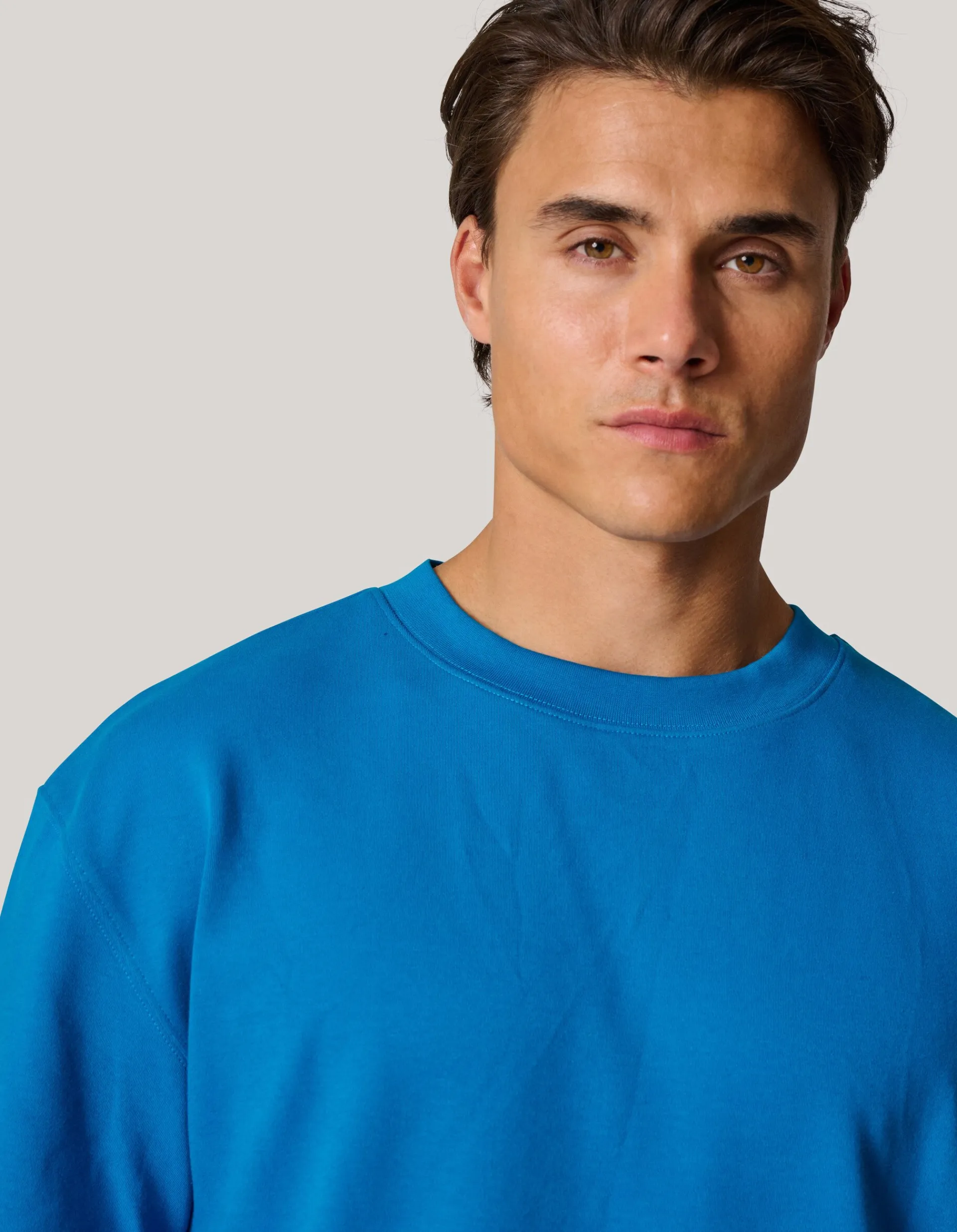 Shoeby Basic T-shirt Blauw<Heren T-Shirts En Polo's
