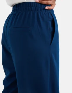 Shoeby Basic Wide Leg Broek Blauw<DAMES Broeken
