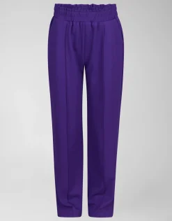 Shoeby Basic Wide Leg Broek Paars< Broeken