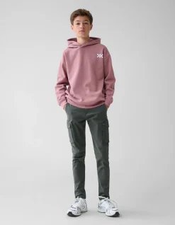 Shoeby Basis Artwork Hoodie Donkerroze< Gebreide Truien|Hoodies