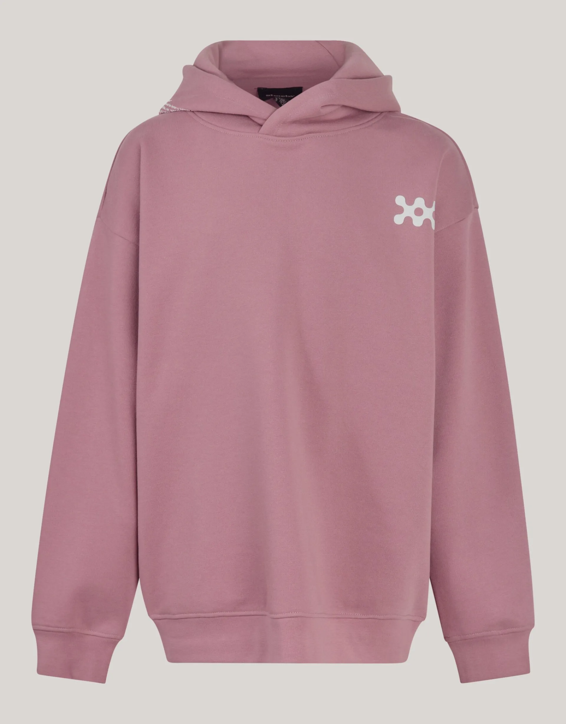 Shoeby Basis Artwork Hoodie Donkerroze< Gebreide Truien|Hoodies
