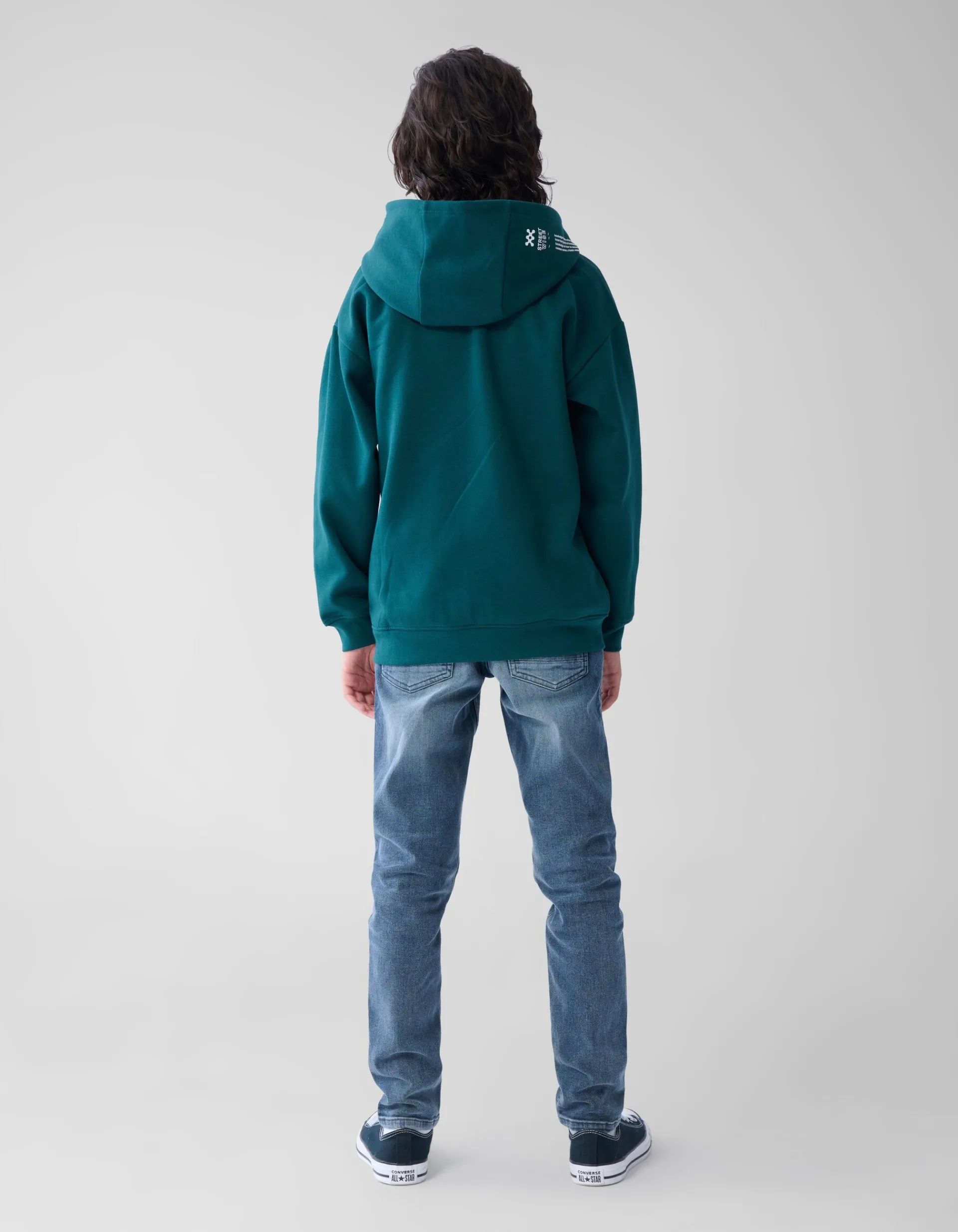 Shoeby Basis Artwork Hoodie Donkergroen< Gebreide Truien|Hoodies