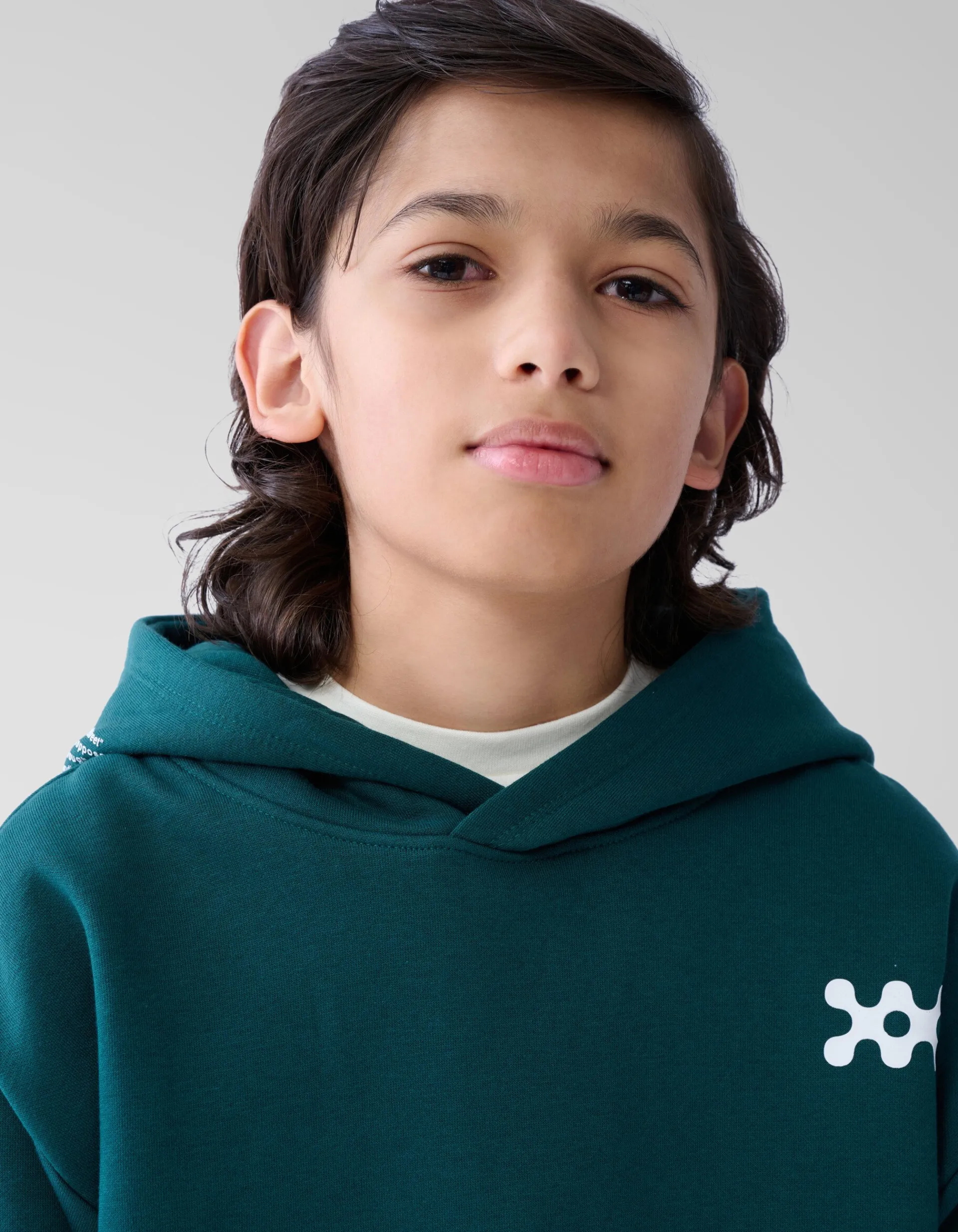 Shoeby Basis Artwork Hoodie Donkergroen< Gebreide Truien|Hoodies
