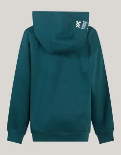 Shoeby Basis Artwork Hoodie Donkergroen< Gebreide Truien|Hoodies