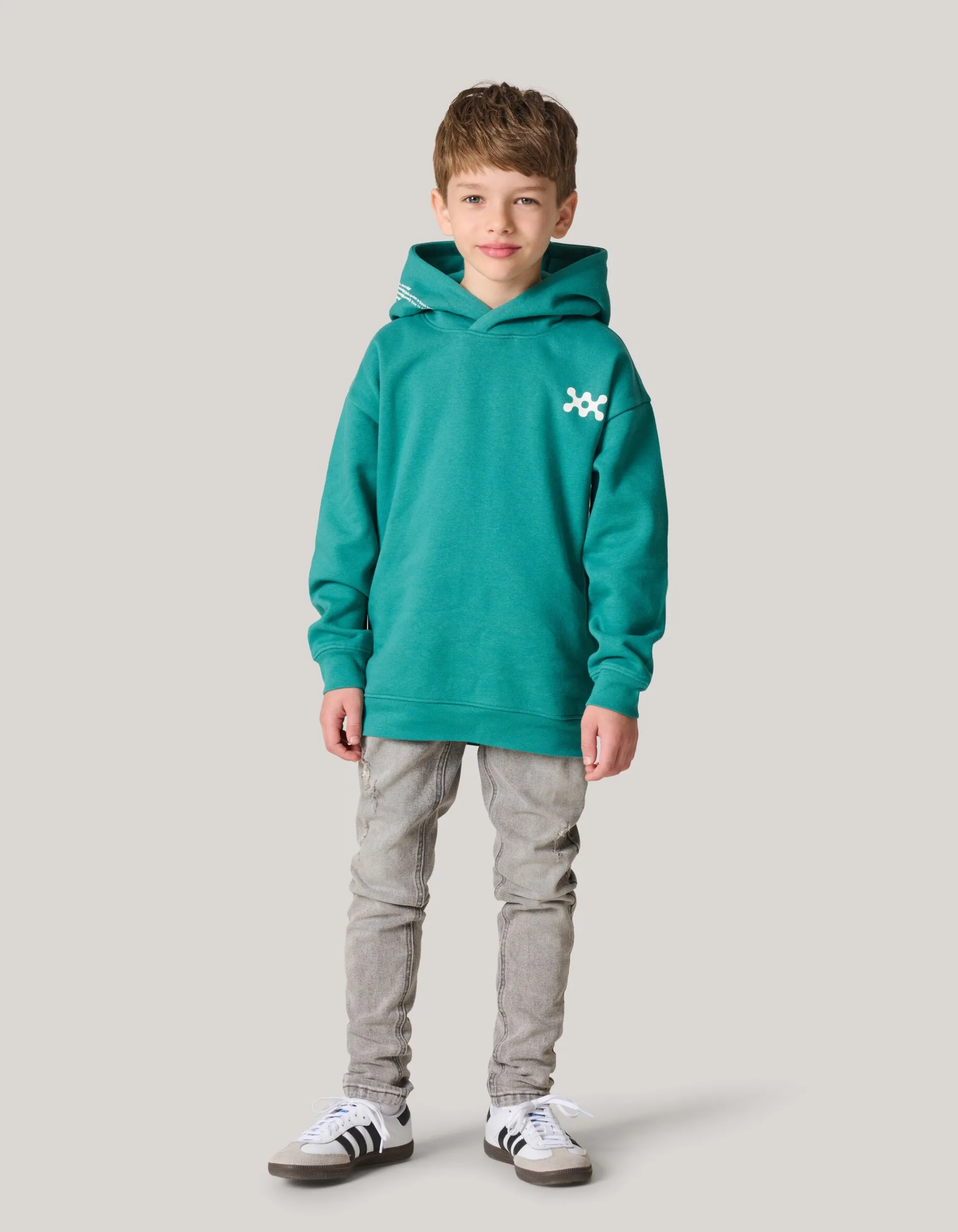 Shoeby Basis Artwork Hoodie Groen< Gebreide Truien|Hoodies