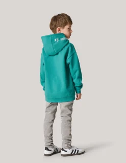 Shoeby Basis Artwork Hoodie Groen< Gebreide Truien|Hoodies