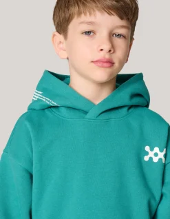 Shoeby Basis Artwork Hoodie Groen< Gebreide Truien|Hoodies