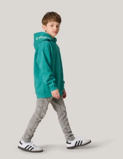Shoeby Basis Artwork Hoodie Groen< Gebreide Truien|Hoodies